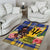 Barbados Celtic 2025 Festival Area Rug Scottish Man With Bagpipes