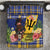 Barbados Celtic 2025 Festival Bedding Set Scottish Man With Bagpipes