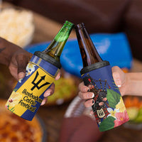 Barbados Celtic 2025 Festival 4 in 1 Can Cooler Tumbler Scottish Man With Bagpipes