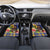 Barbados Celtic 2025 Festival Car Mats Scottish Man With Bagpipes