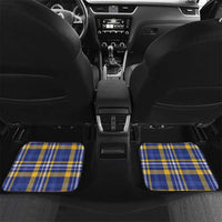 Barbados Celtic 2025 Festival Car Mats Scottish Man With Bagpipes
