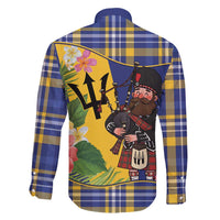 Barbados Celtic 2025 Festival Family Matching Off Shoulder Short Dress and Hawaiian Shirt Scottish Man With Bagpipes