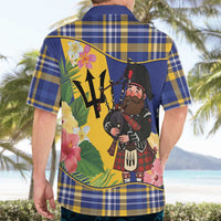 Barbados Celtic 2025 Festival Hawaiian Shirt Scottish Man With Bagpipes