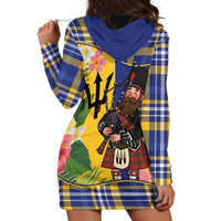 Barbados Celtic 2025 Festival Hoodie Dress Scottish Man With Bagpipes