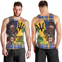 Barbados Celtic 2025 Festival Men Tank Top Scottish Man With Bagpipes