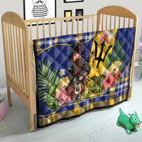 Barbados Celtic 2025 Festival Quilt Scottish Man With Bagpipes