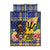 Barbados Celtic 2025 Festival Quilt Bed Set Scottish Man With Bagpipes