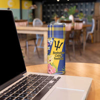 Barbados Celtic 2025 Festival Skinny Tumbler Scottish Man With Bagpipes