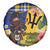 Barbados Celtic 2025 Festival Spare Tire Cover Scottish Man With Bagpipes