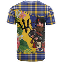Barbados Celtic 2025 Festival T Shirt Scottish Man With Bagpipes