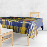 Barbados Celtic 2025 Festival Tablecloth Scottish Man With Bagpipes