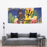 Barbados Celtic 2025 Festival Tapestry Scottish Man With Bagpipes