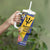 Barbados Celtic 2025 Festival Tumbler With Handle Scottish Man With Bagpipes