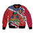 Haitian Heritage Month Bomber Jacket Haitian Americans Proud Grunge Style