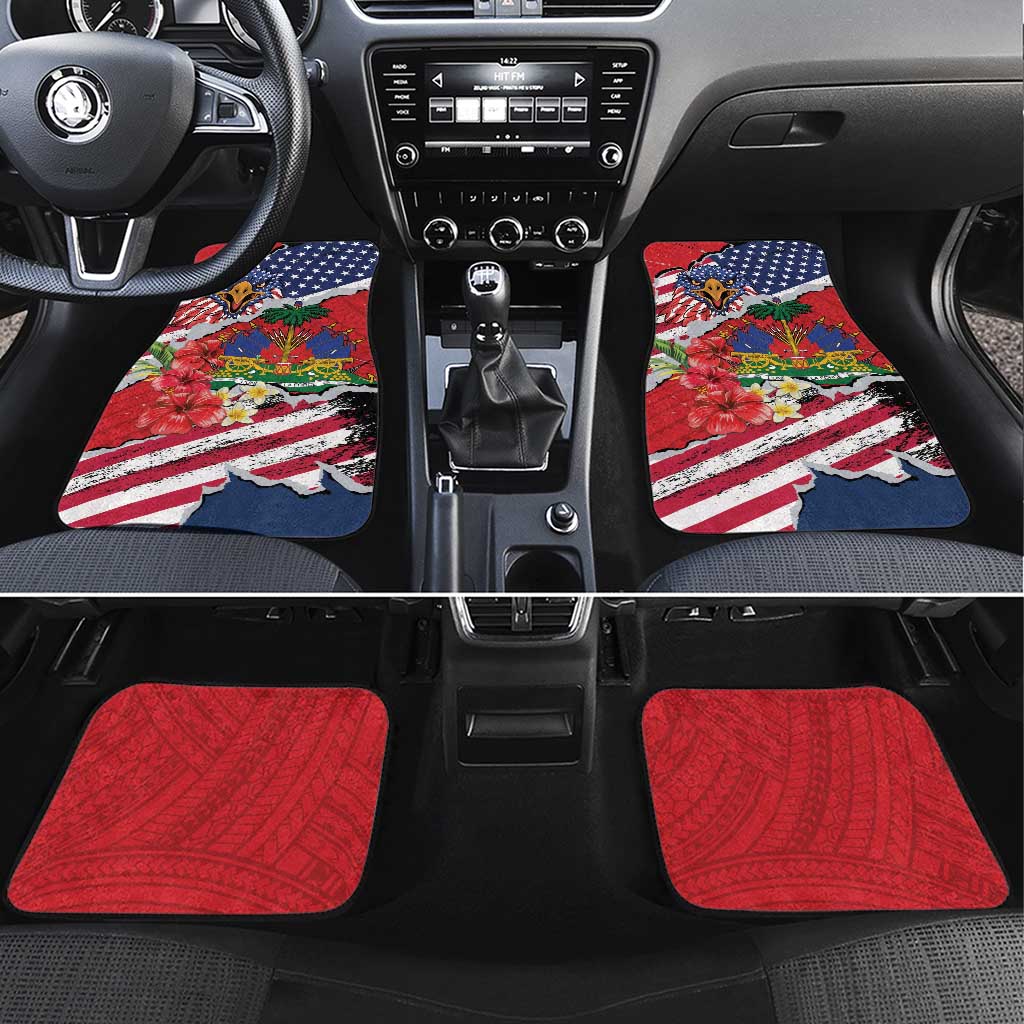 Haitian Heritage Month Car Mats Haitian Americans Proud Grunge Style