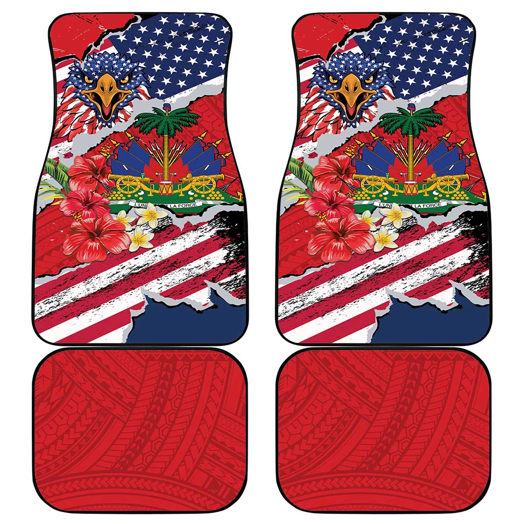 Haitian Heritage Month Car Mats Haitian Americans Proud Grunge Style