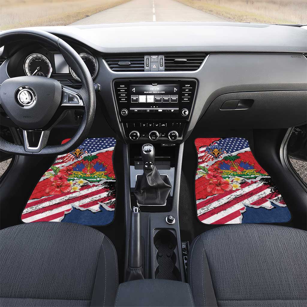 Haitian Heritage Month Car Mats Haitian Americans Proud Grunge Style