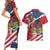 Haitian Heritage Month Couples Matching Short Sleeve Bodycon Dress and Hawaiian Shirt Haitian Americans Proud Grunge Style