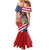 Haitian Heritage Month Family Matching Mermaid Dress and Hawaiian Shirt Haitian Americans Proud Grunge Style