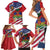 Haitian Heritage Month Family Matching Short Sleeve Bodycon Dress and Hawaiian Shirt Haitian Americans Proud Grunge Style