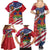 Haitian Heritage Month Family Matching Summer Maxi Dress and Hawaiian Shirt Haitian Americans Proud Grunge Style