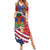 Haitian Heritage Month Family Matching Summer Maxi Dress and Hawaiian Shirt Haitian Americans Proud Grunge Style