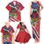 Haitian Heritage Month Family Matching Tank Maxi Dress and Hawaiian Shirt Haitian Americans Proud Grunge Style