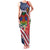 Haitian Heritage Month Family Matching Tank Maxi Dress and Hawaiian Shirt Haitian Americans Proud Grunge Style