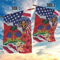 Haitian Heritage Month Garden Flag Haitian Americans Proud Grunge Style