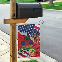 Haitian Heritage Month Garden Flag Haitian Americans Proud Grunge Style