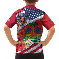 Haitian Heritage Month Hawaiian Shirt Haitian Americans Proud Grunge Style