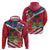 Haitian Heritage Month Hoodie Haitian Americans Proud Grunge Style