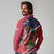 Haitian Heritage Month Long Sleeve Polo Shirt Haitian Americans Proud Grunge Style