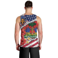 Haitian Heritage Month Men Tank Top Haitian Americans Proud Grunge Style