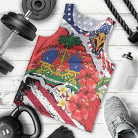 Haitian Heritage Month Men Tank Top Haitian Americans Proud Grunge Style
