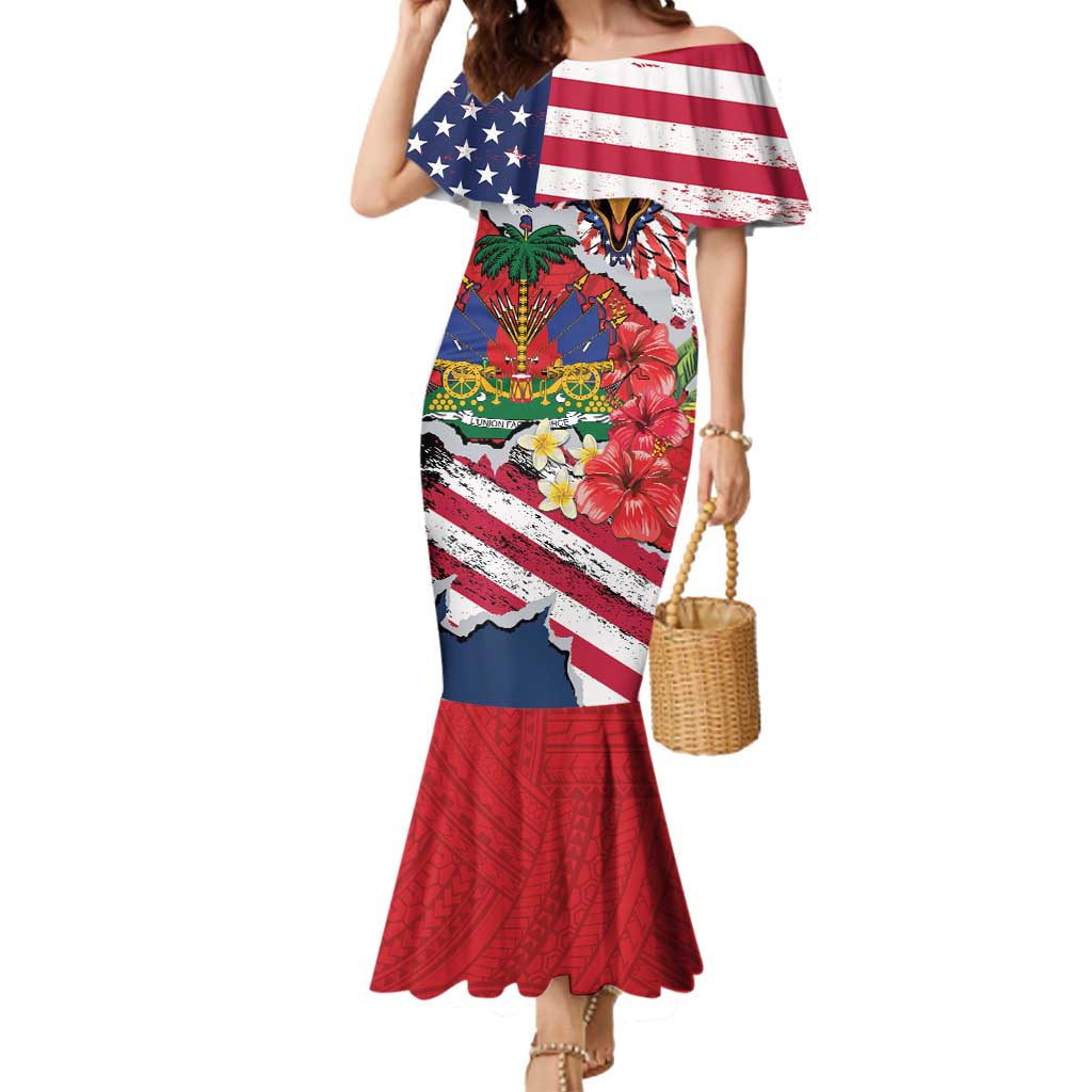 Haitian Heritage Month Mermaid Dress Haitian Americans Proud Grunge Style