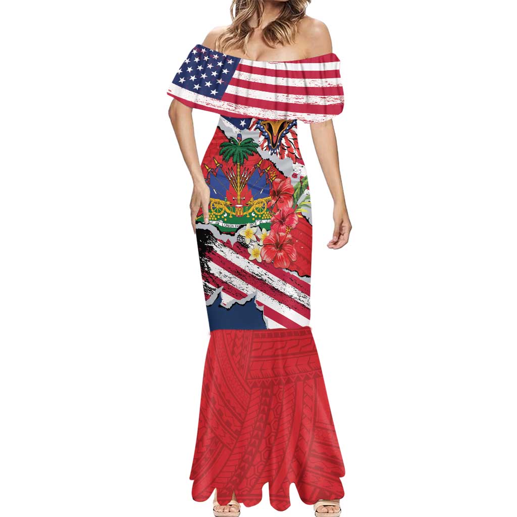 Haitian Heritage Month Mermaid Dress Haitian Americans Proud Grunge Style
