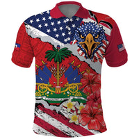 Haitian Heritage Month Polo Shirt Haitian Americans Proud Grunge Style