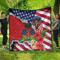 Haitian Heritage Month Quilt Haitian Americans Proud Grunge Style