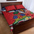 Haitian Heritage Month Quilt Bed Set Haitian Americans Proud Grunge Style
