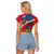 Haitian Heritage Month Raglan Cropped T Shirt Haitian Americans Proud Grunge Style