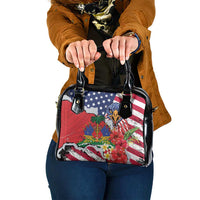 Haitian Heritage Month Shoulder Handbag Haitian Americans Proud Grunge Style