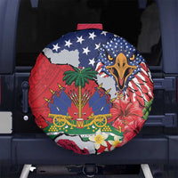 Haitian Heritage Month Spare Tire Cover Haitian Americans Proud Grunge Style