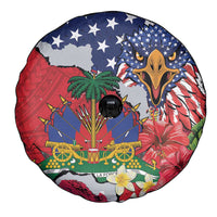 Haitian Heritage Month Spare Tire Cover Haitian Americans Proud Grunge Style