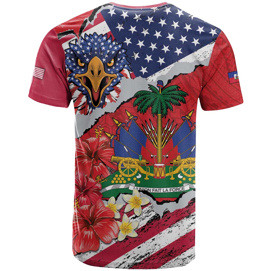 Haitian Heritage Month T Shirt Haitian Americans Proud Grunge Style