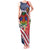 Haitian Heritage Month Tank Maxi Dress Haitian Americans Proud Grunge Style
