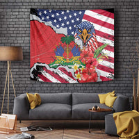 Haitian Heritage Month Tapestry Haitian Americans Proud Grunge Style