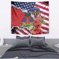 Haitian Heritage Month Tapestry Haitian Americans Proud Grunge Style