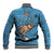Personalised Father Day Fiji Baseball Jacket I Love You Dad Fijian Tapa Pattern - Wonder Print Shop