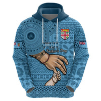 Personalised Father Day Fiji Hoodie I Love You Dad Fijian Tapa Pattern - Wonder Print Shop